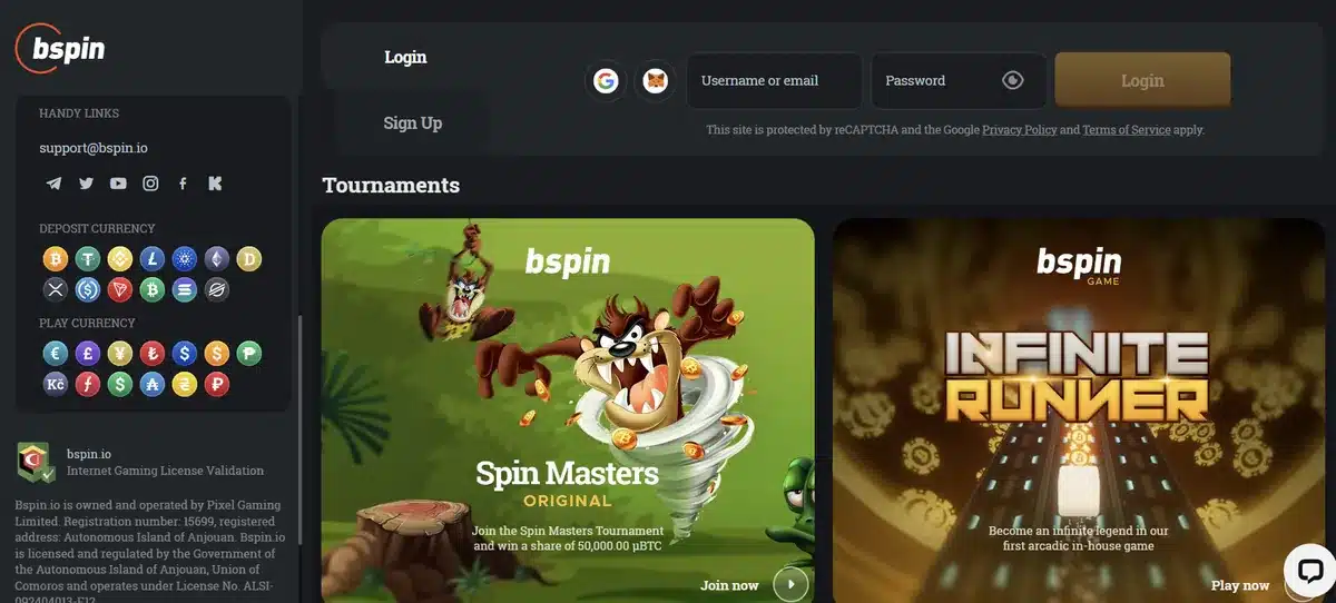 Bspin.io tournaments
