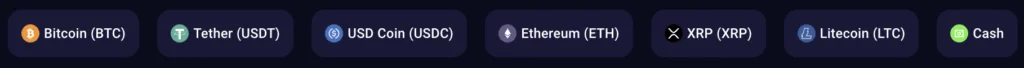 Roobet Payment Methods