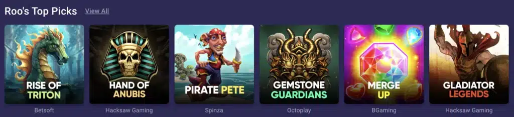 Slots Games at Roobet Casino