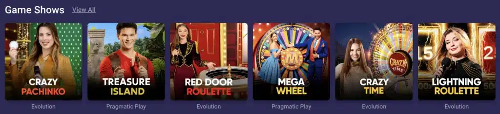 Top Games Provided by Roobet Casino